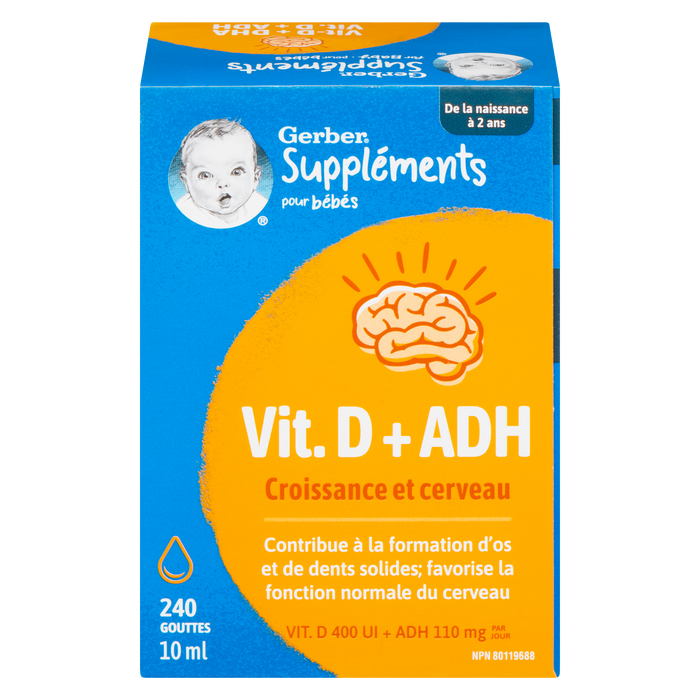 Gerber Drp Vit D Dha Grw Brn Bb