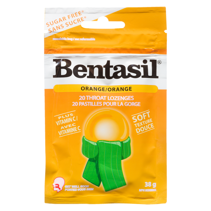 Pastilles pour la gorge Bentasil Orange