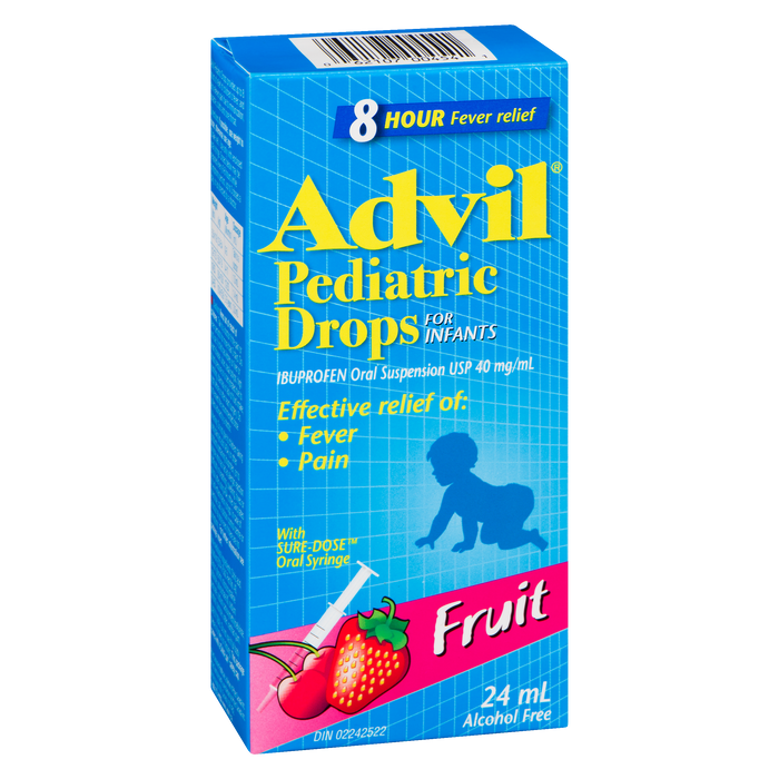 Advil Ibup Fever Pain Fruit Inf