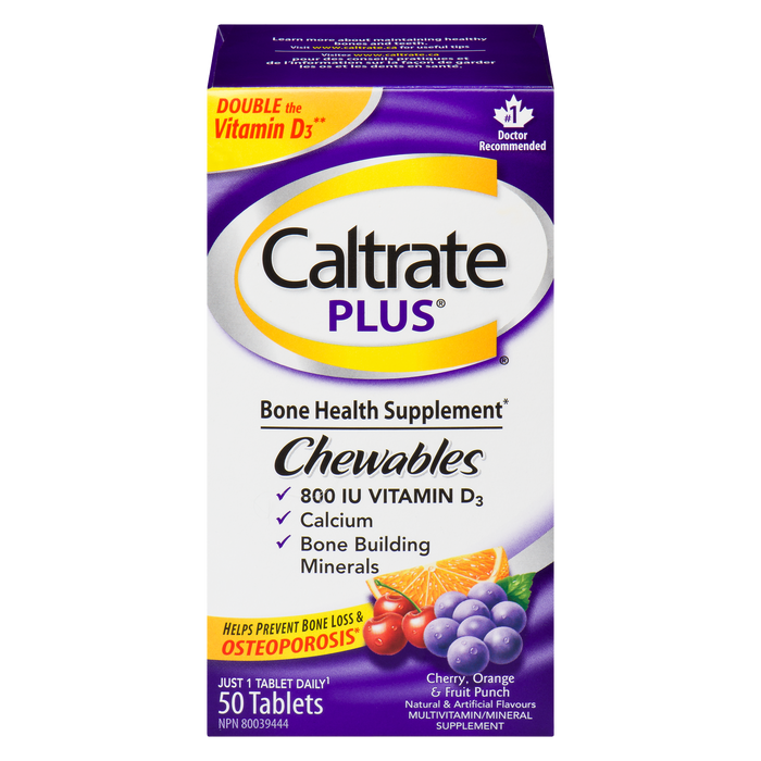 Caltrate Plus Supplément pour la santé osseuse