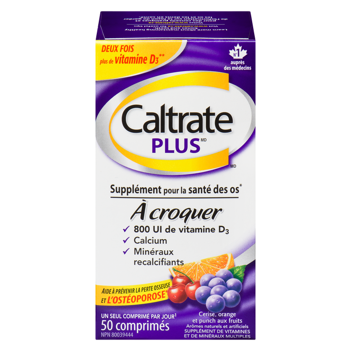 Caltrate Plus Supplément pour la santé osseuse