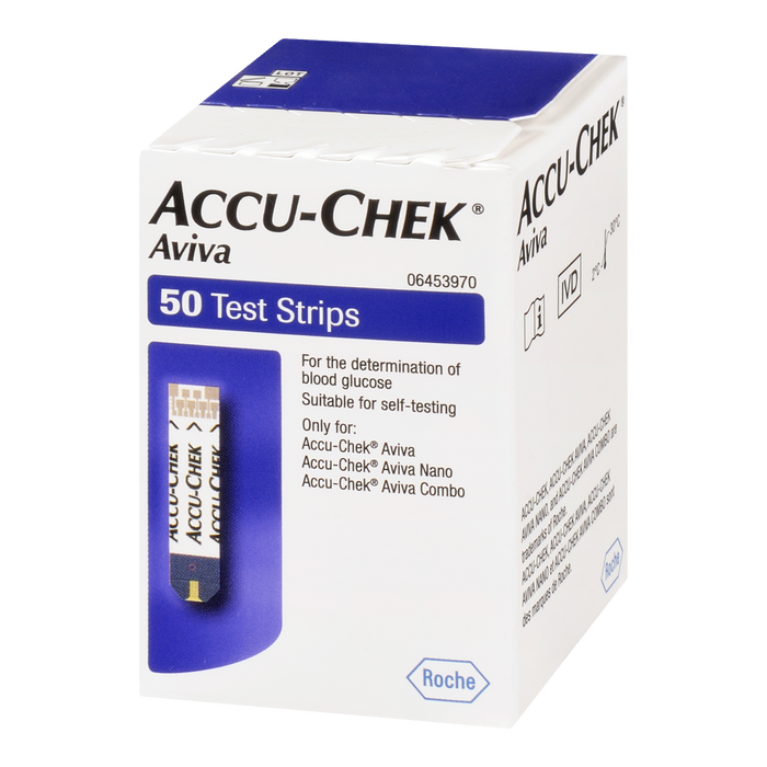 Bandelettes de test Accu Chek Aviva