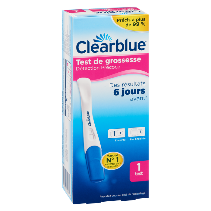 Test de grossesse Clearblue pour diagnostic précoce