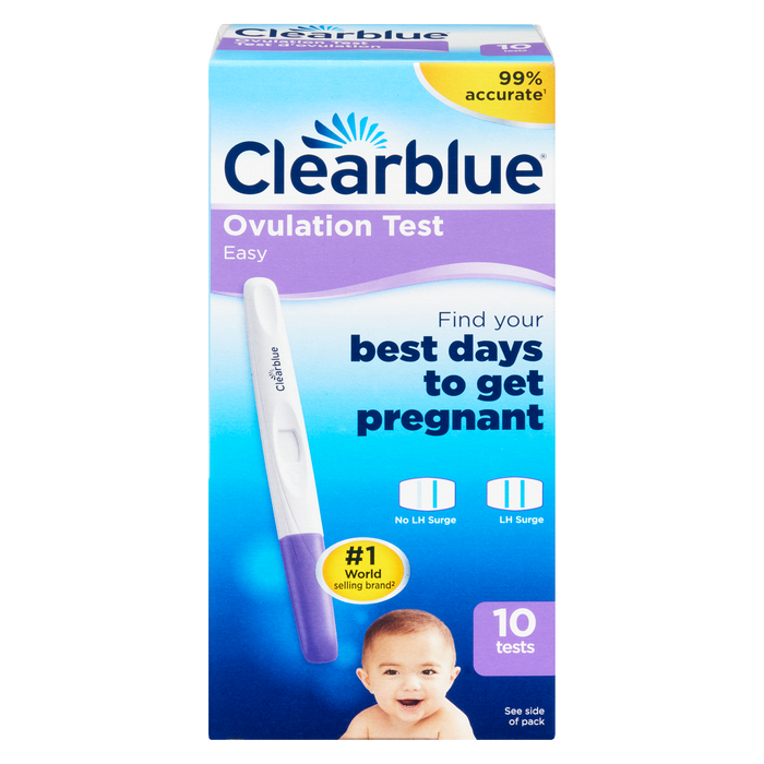 Test d'ovulation Clearblue facile