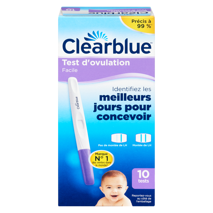 Test d'ovulation Clearblue facile