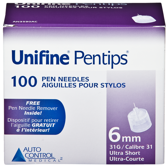 Unifine Pentips Pen Needles 6Mm