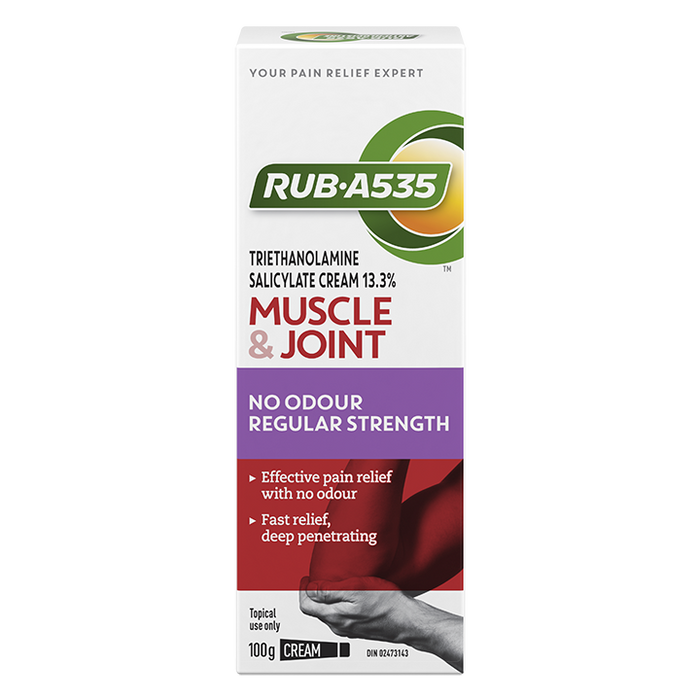 RUB A535 Muscle & Joint No Odour Regular Strength Cream