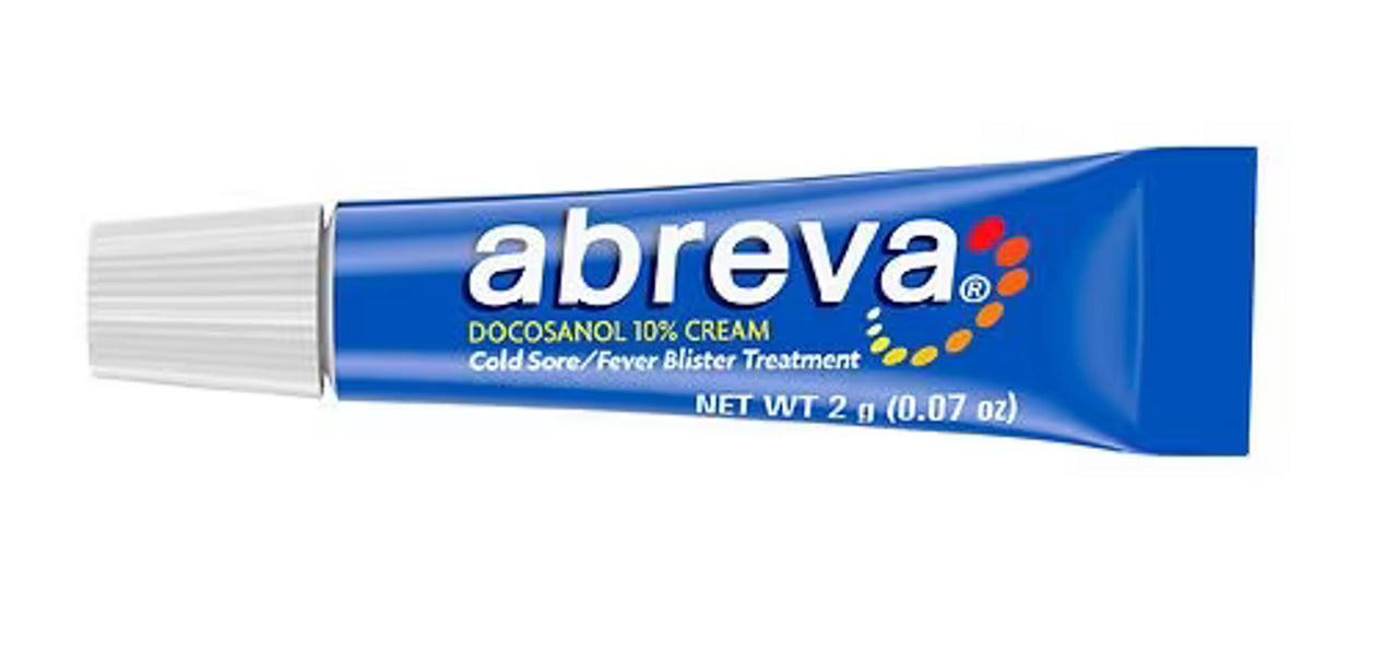 Abreva Cold Sore Treatment Docosanol 10% Tube