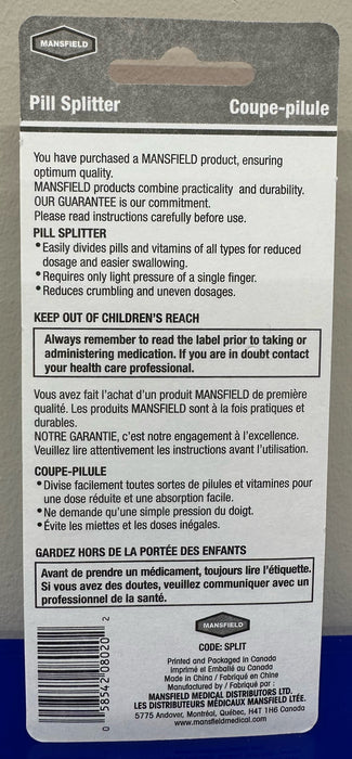 Mansfield Pill Splitter
