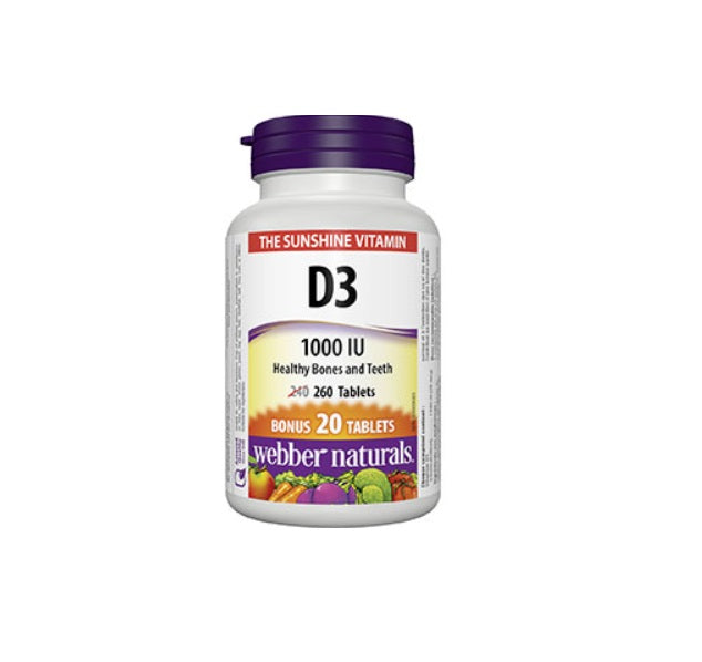 Webber Naturals Vitamin D3 1000 IU