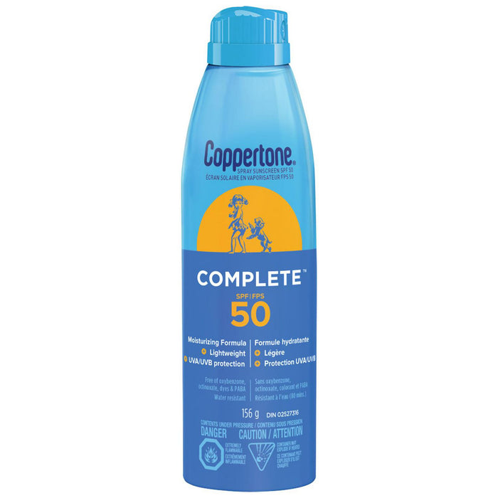 Spray solaire complet Coppertone SPF 50