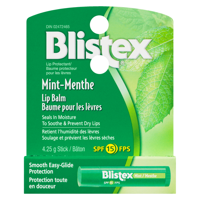 Baume à lèvres en stick Blistex Menthe SPF 15 4,25 g