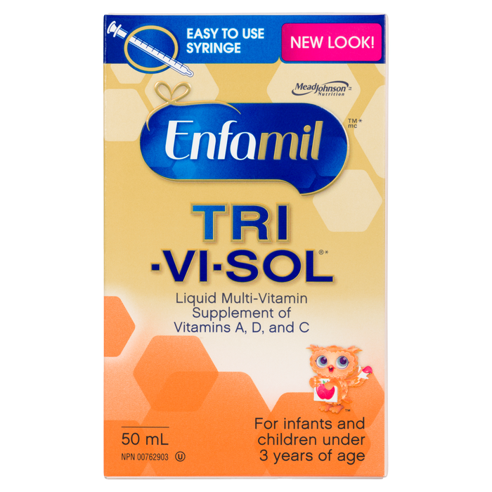 Enfamil Tri-Vi-Sol Liquid Multi-Vitamin Supplement of Vitamins A, D, and C 50 ml