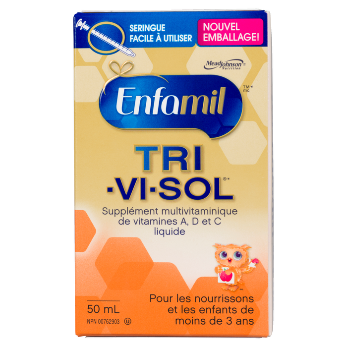 Enfamil Tri-Vi-Sol Liquid Multi-Vitamin Supplement of Vitamins A, D, and C 50 ml