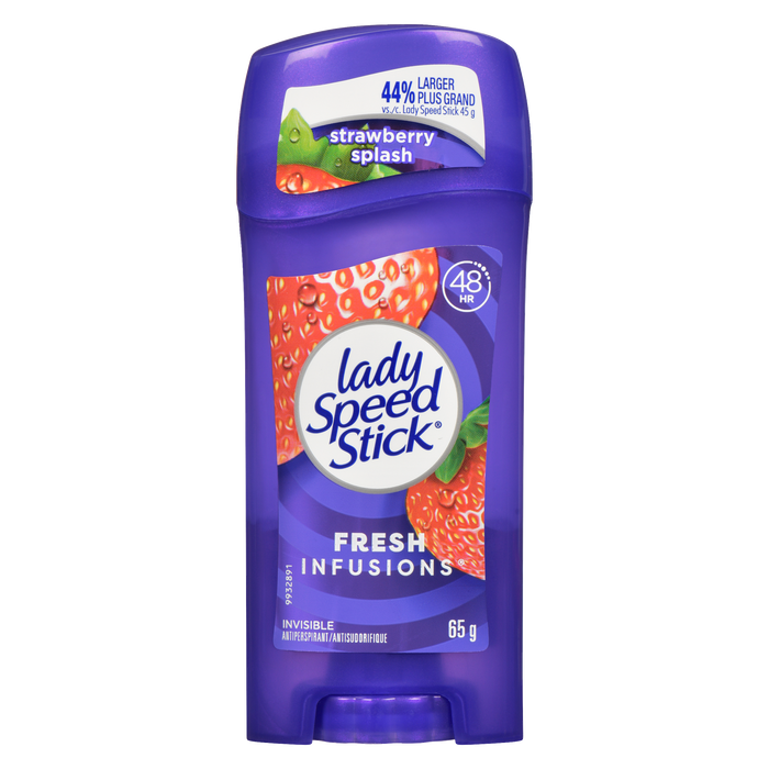 Lady Speed ​​Stick Fresh Infusions Anti-transpirant Fraise Splash 65 g