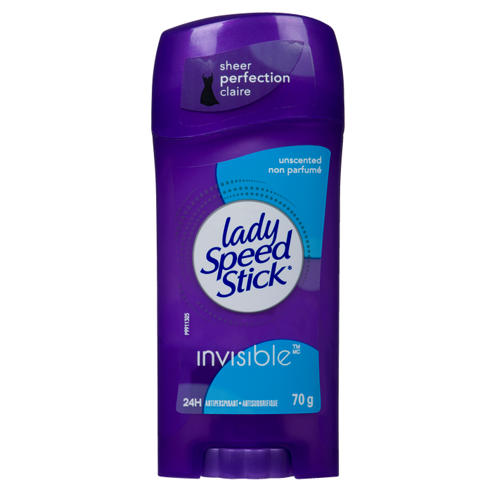 Lady Speed Stick Invisible Unscented 24H Antiperspirant 70 g