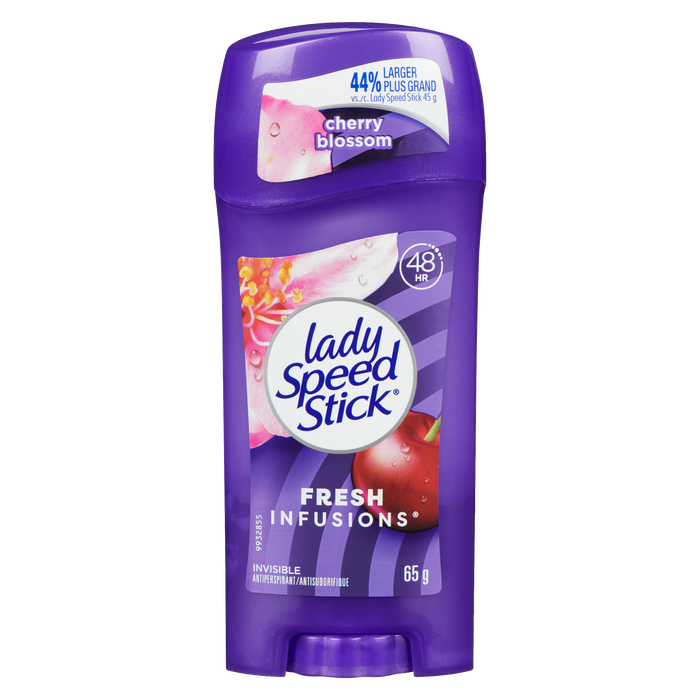 Lady Speed ​​Stick Fresh Infusions Anti-transpirant Fleur de Cerisier Invisible 65 g