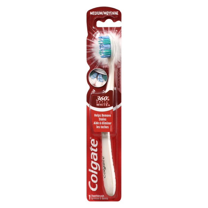 Colgate 360° Optic White Medium 1 Toothbrush