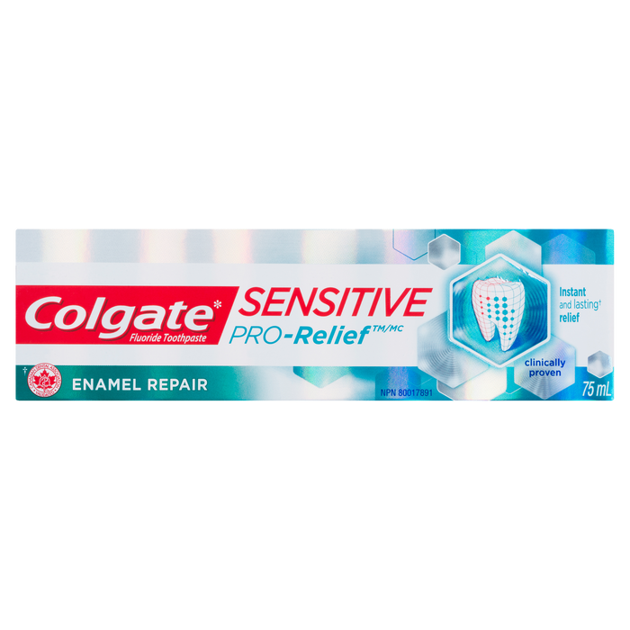 Dentifrice au fluor Colgate Sensitive Pro-Relief Réparateur d'émail 75 ml