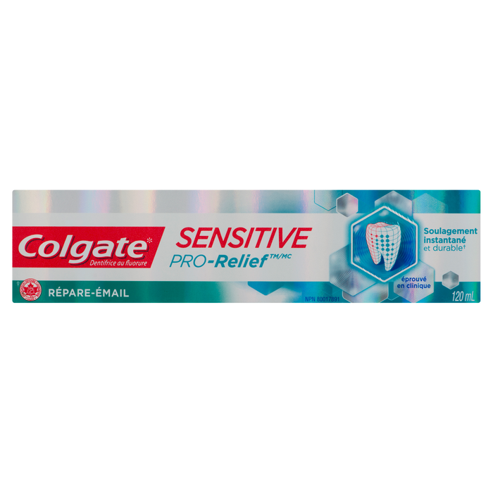 Dentifrice au fluor Colgate Sensitive Pro-Relief Réparateur d'émail 120 ml