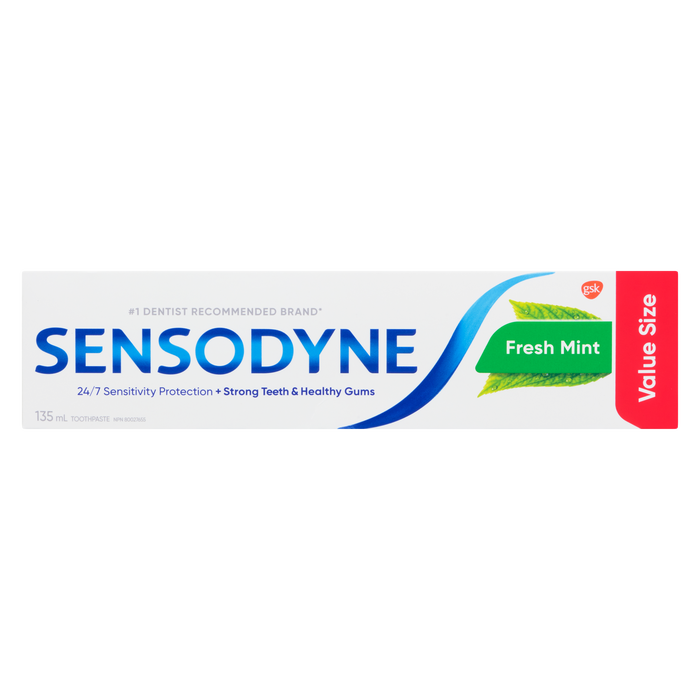 Sensodyne Toothpaste Fresh Mint Value Size 135 ml