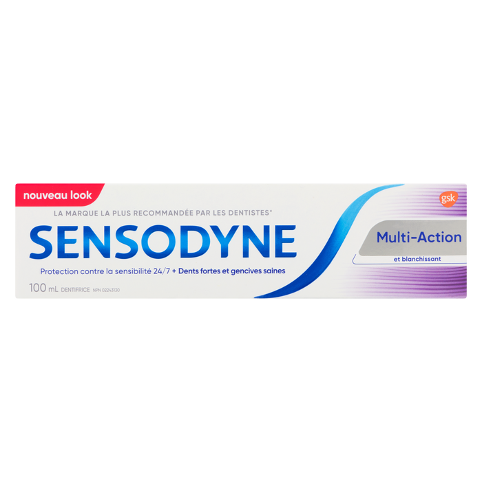 Dentifrice Sensodyne Multi-Action Plus Blanchissant 100 ml