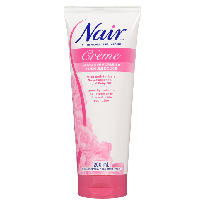 Crème dépilatoire Nair Formule Sensitive 200 ml