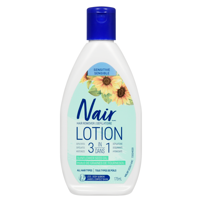 Lotion dépilatoire Nair pour jambes, corps et bikini 175 ml