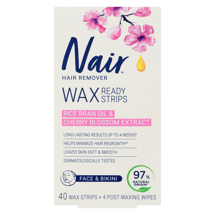 Nair Hair Remover Wax Ready Strips Face & Bikini