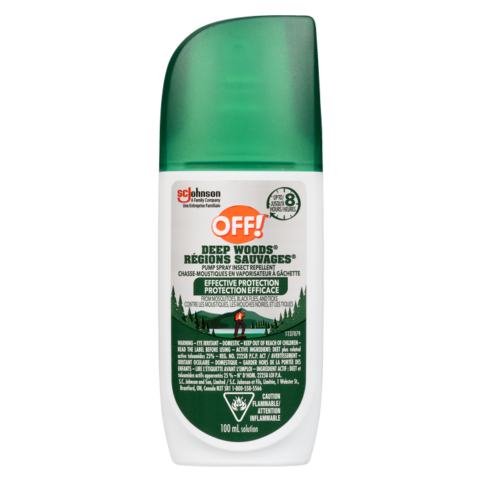 OFF! Deep Woods Pump Spray Insect Repellent 100 ml