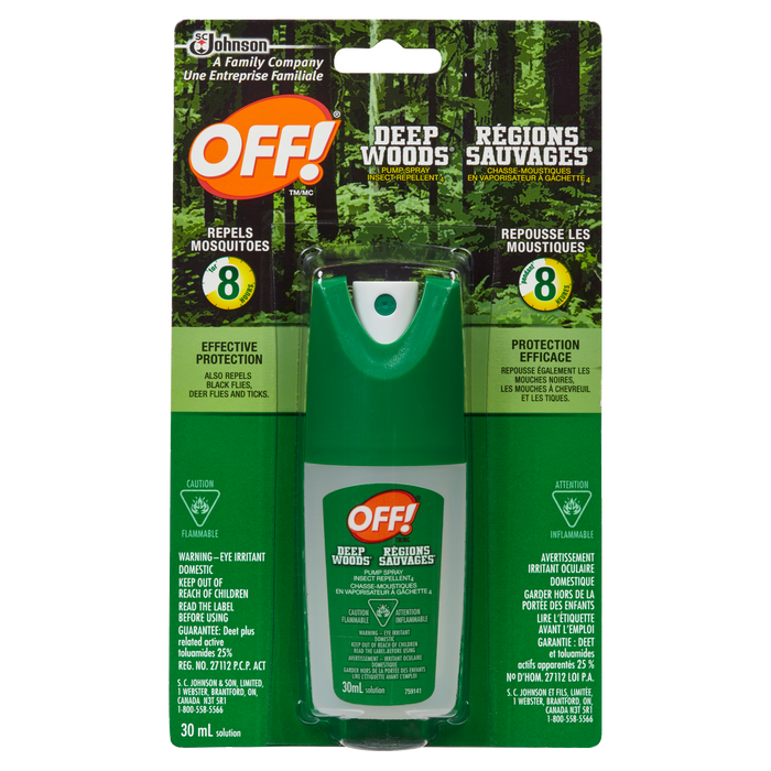 Off! Deep Woods Pump Spray Insect Repellent Solution 30 ml