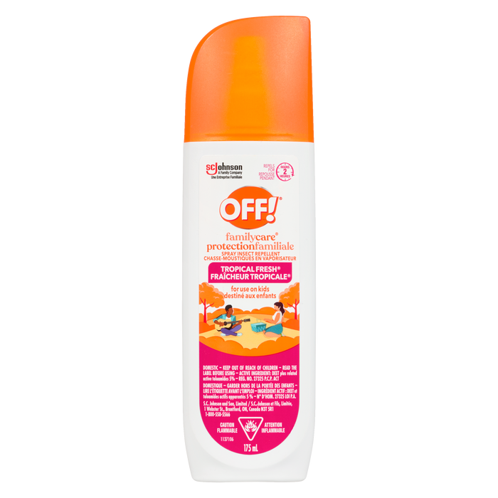 OFF! FamilyCare Spray insectifuge fraîcheur tropicale 175 ml