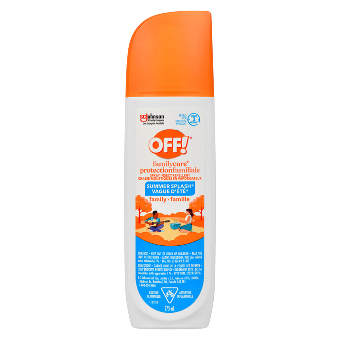 OFF! FamilyCare Spray Insect Repellent Summer Splash 175 ml