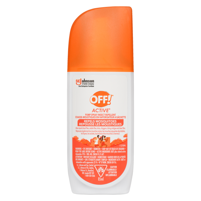 OFF! Active Pump Spray Insect Repellent 85 ml