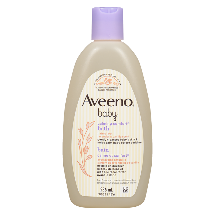 Bain pour bébé Aveeno Natural Oat Lavande &amp; Vanille 236 ml