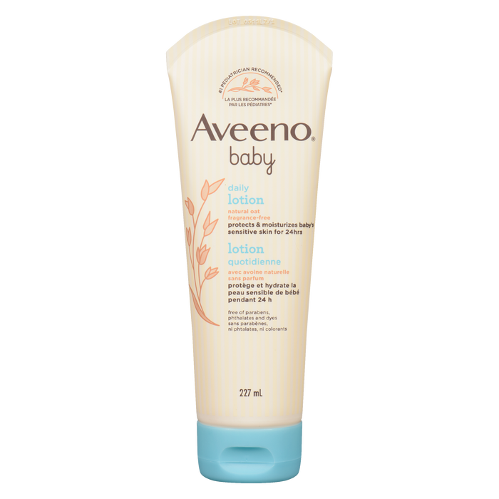 Lotion quotidienne apaisante pour bébé Aveeno à l'avoine naturelle 227 ml