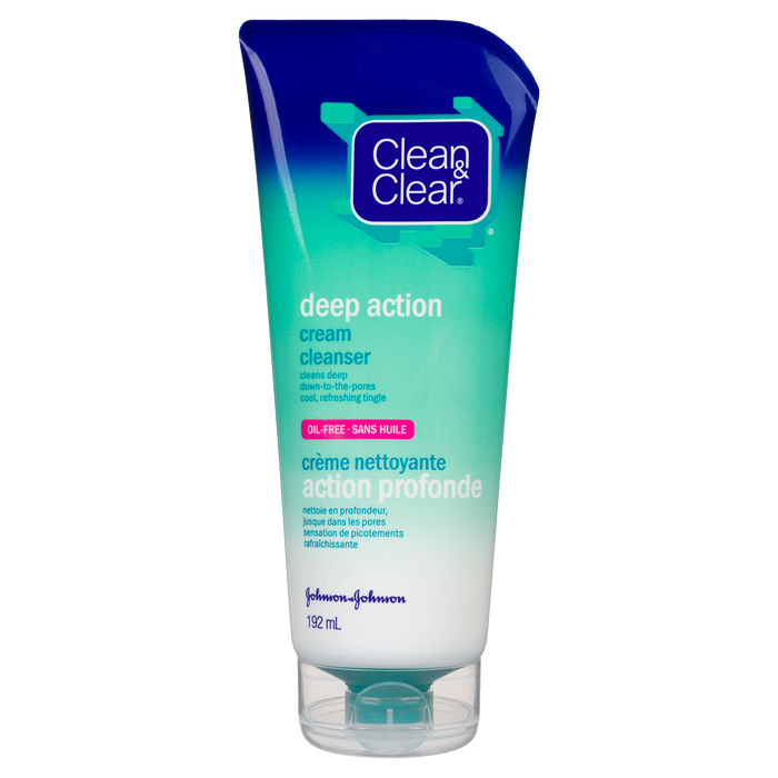 Crème nettoyante Clean &amp; Clear Action profonde 192 ml