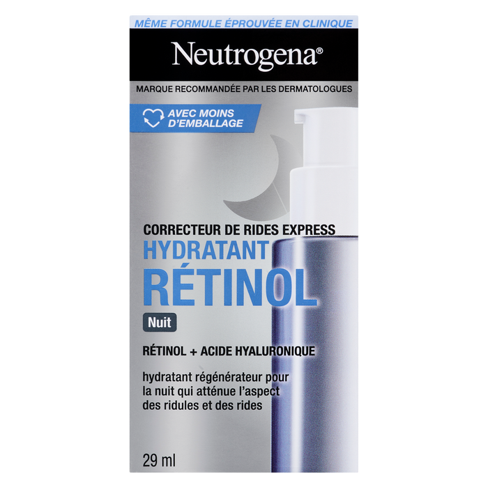 Neutrogena Crème hydratante réparatrice rapide des rides Nuit Rétinol 29 ml