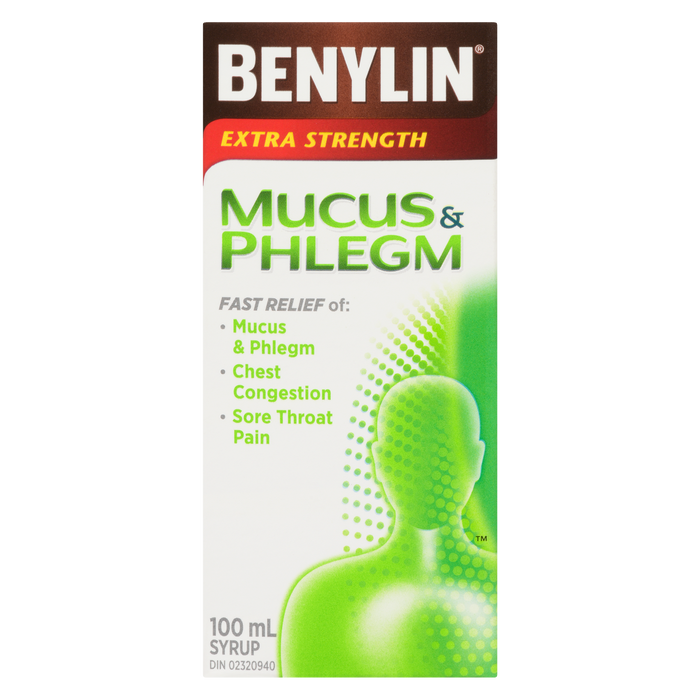 Benylin Mucus & Phlegm Syrup Extra Strength 100 ml