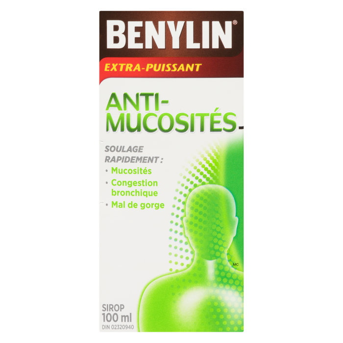 Sirop Benylin Mucus &amp; Flegme Extra Fort 100 ml