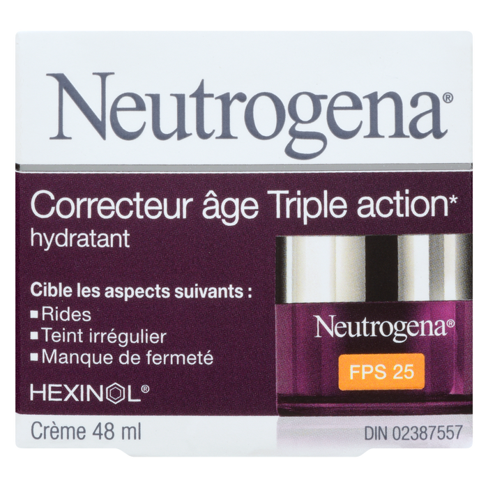 Crème hydratante réparatrice Triple Age de Neutrogena SPF 25 48 ml