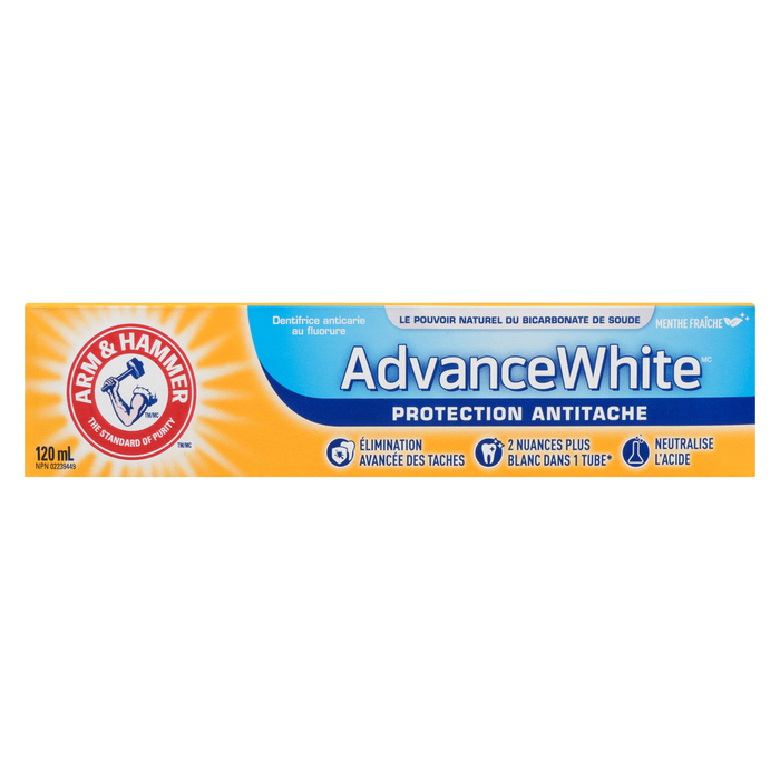 Arm & Hammer Fluoride Anticavity Toothpaste Advance White Fresh Mint 120 ml