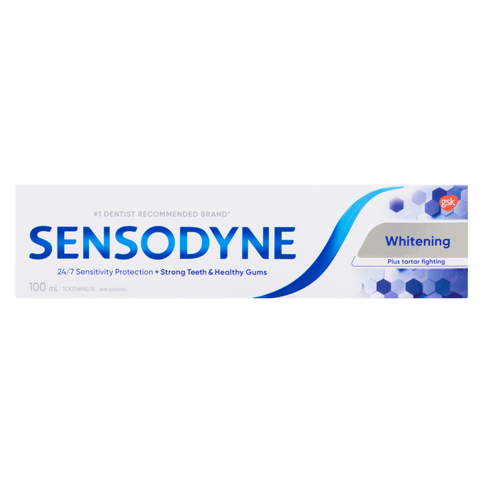 Dentifrice Sensodyne blanchissant et antitartre 100 ml