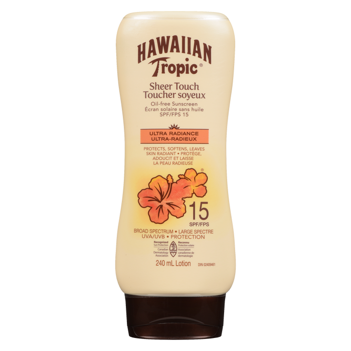 Lotion écran solaire sans huile Hawaiian Tropic Sheer Touch FPS 15 240 ml