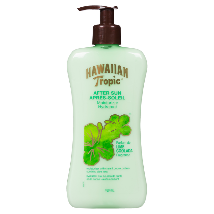 Crème hydratante après-soleil Hawaiian Tropic Parfum Lime Coolada 480 ml