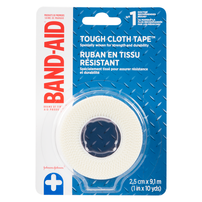 Band-Aid Tough Cloth Tape 2,5 cm x 9,1 m