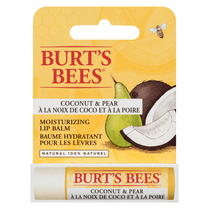 Baume à lèvres hydratant à la noix de coco et à la poire de Burt's Bees 4,25 g