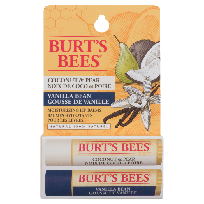 Burt's Bees Moisturizing Lip Balms 2 x 4.25 g (8.50 g)