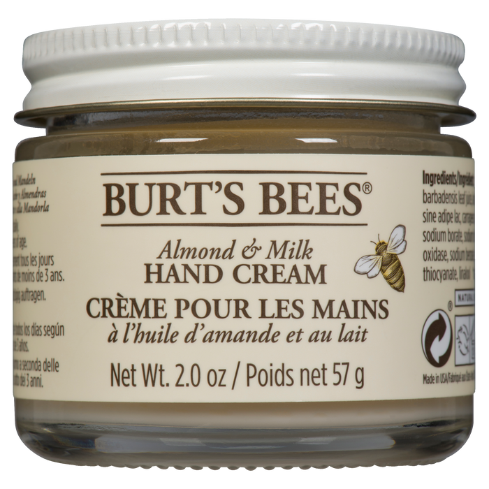 Crème pour les mains à l'amande et au lait de Burt's Bees 57 g