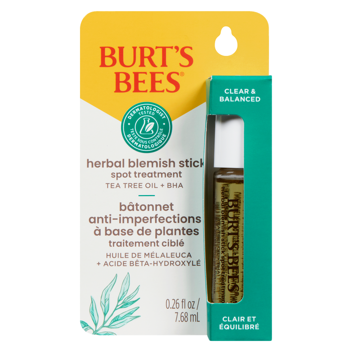 Burt's Bees Clear & Balanced Herbal Blemish Stick 7.68 ml